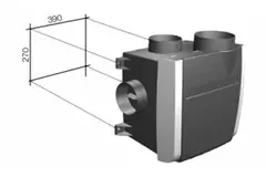 Vasco C400 Basic RF LE 400 m³/h + vochtsensor