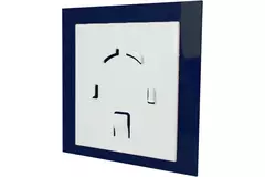 Front dRim kunststof blauw (01-166)