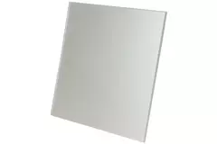 Badkamer ventilator Ø 100 mm met timer - glazen front satijn zilver