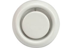 Ventilatie afvoer ventiel 125mm met klemveren - AVP-C125