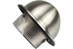 RVS bolrooster 100mm geveldoorvoer - EL-SS-B100 SS