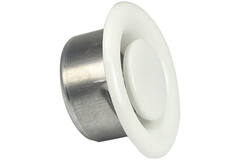 Ventilatie afvoer ventiel 80mm metaal - E-DVS80 RAL9010