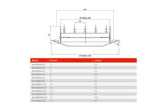 Kanaalrooster dubbel instelbaar  325x75mm voor buis 160 tot 400mm - DGS-DB325x75