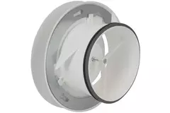 Imaginair RLV ventiel Ø 125mm  - montageveren + ring - wit