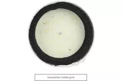 Geïsoleerde geveldoorvoer voor natuurlijke ontluchting diameter 125 mm - SPK2-125
