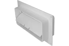 Rechthoekige kunststof connectieflens met terugslagklep 220x90mm (KFV29)