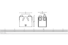 Vent-Axia WTW Lo-Carbon Sentinel Kinetic B Plus R rechts 390 m³/h