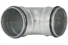Korte ronde spiro bocht 45° Ø 80mm voor spirobuis