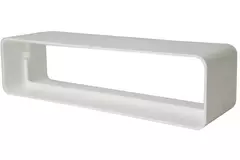 Rechthoekig kunststof koppelstuk 220x90 mm - KS29