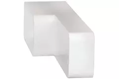 Rechthoekige kunststof verloop - 220X55 mm naar 110x55 mm - KS25-15