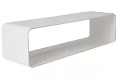 Rechthoekig kunststof koppelstuk 220x90 mm - KS29