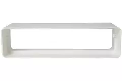 Rechthoekig kunststof koppelstuk 220x90 mm - KS29