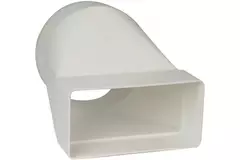 Kunststof verloop 110 x 55 naar Ø 100 mm (KSD2)