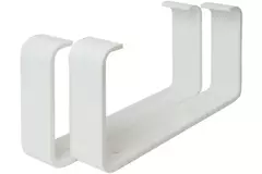 Rechthoekige kunststof beugels (2 stuks) 110x55