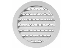 Aluminium rooster Ø125 wit - MRA125W - RAL9016