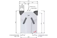 WTW-unit ComfoAir Standard 300 (WHR 930) Basis L Perilex - 300 m³/h