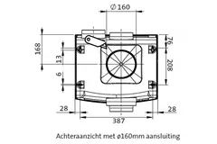 Orcon MVS-15RHBP Pakket 550 m³/h + vochtsensor + RFT bediening + 4 ventielen - perilex stekker