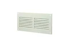 Metalen rechthoekige sleuf rooster 200x100 wit - MR2010