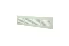 Metalen rechthoekige sleuf rooster 400x100 wit - MR4010
