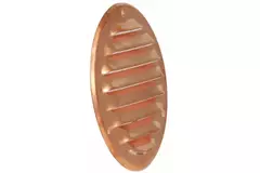 Metalen ventilatierooster rond 100 mm koper - MR100Cu