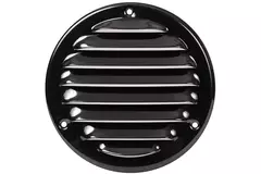 Metalen ventilatierooster rond 100 mm zwart - MR100M - RAL9005
