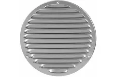 Metalen ventilatierooster rond Ø200 mm grijs - MR200P - RAL9006