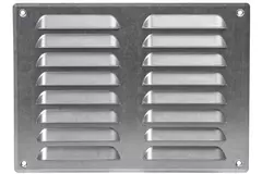Metalen ventilatierooster vierkant 260x190 mm zink - MR2619Zn