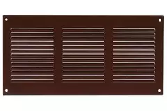 Metalen rooster 300x150mm bruin - MR3015B