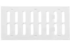 Metalen rooster verstelbaar 300x150mm wit - MR3015R - RAL9016