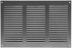 Metalen rooster 300x200mm zink - MR3020Zn