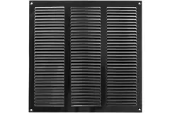 Metalen rooster 300x300mm zwart – MR3030M - RAL9005