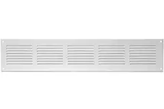 Metalen rechthoekige sleuf rooster 500x100 wit - MR5010
