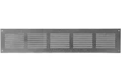 Metalen rechthoekige sleuf rooster 500x100 zink - MR5010ZN