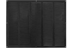 Metalen rooster 500x400mm zwart - MR5040M - RAL9005