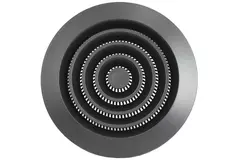 Rond ventilatierooster grill Ø100 mm antraciet - NGA100A