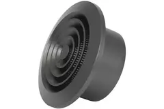 Rond ventilatierooster grill Ø100 mm antraciet - NGA100A