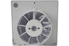 Badkamer ventilator met Vochtsensor en Timer Ø 150 mm wit - pRim150HS
