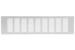 Plintrooster aluminium - zilver L=400mm x H=100mm - RA1040S