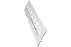 Plintrooster aluminium - wit L=300mm x H=40mm - RA430
