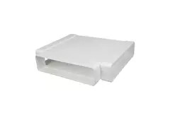 Rechthoekig kunststof T-stuk 220X55mm - KT25