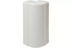 Rechthoekige kunststof verticale 90° bocht 220x90mm - KLV29-90