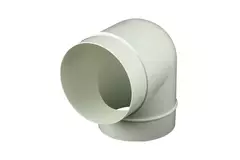 Ronde kunststof 90 ° bocht diameter: 100mm AL100-90