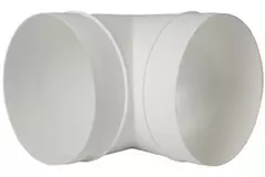 Ronde kunststof 90 ° bocht diameter: 100mm AL100-90