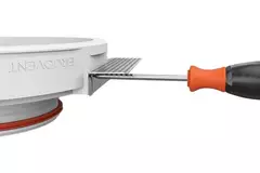 Ergovent instucbaar frameloos ventilatieventiel rond 100 mm