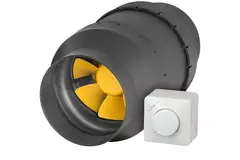 Ruck buisventilator Etamaster met EC motor - 195 m³/h -Ø 100 mm + PWM regelaar