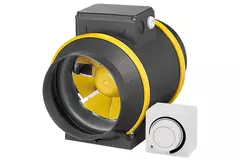 Ruck ETAMASTER buisventilator met EC motor 1300m³/h - Ø 200 mm + bediening potentiometer 10 kO