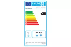 Itho Daalderop WTW HRU ECO 200 unit E RFT Hoogbouw 200 m³/h - euro stekker