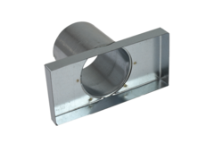 Deksel 220x80 mm met aansluiting diameter 80 mm tbv instortkanaal