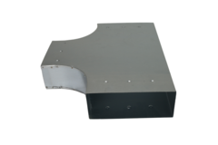 T-stuk 90 graden 300x80 - 220x80 tbv instortkanaal