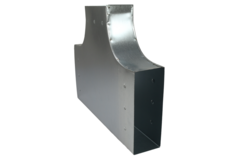 T-stuk 90 graden 300x80 - 300x80 tbv instortkanaal